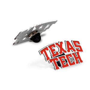 Texas Tech Color Enamel Block Pin