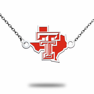 Texas Tech Color Enamel Outline Bracelet