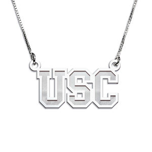 USC Block Necklace