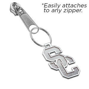 USC Interlocking SC Zipper Pull