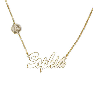 Saint Rita Custom Name Necklace
