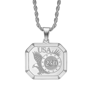 USA 250 Octagon Eagle Pendant