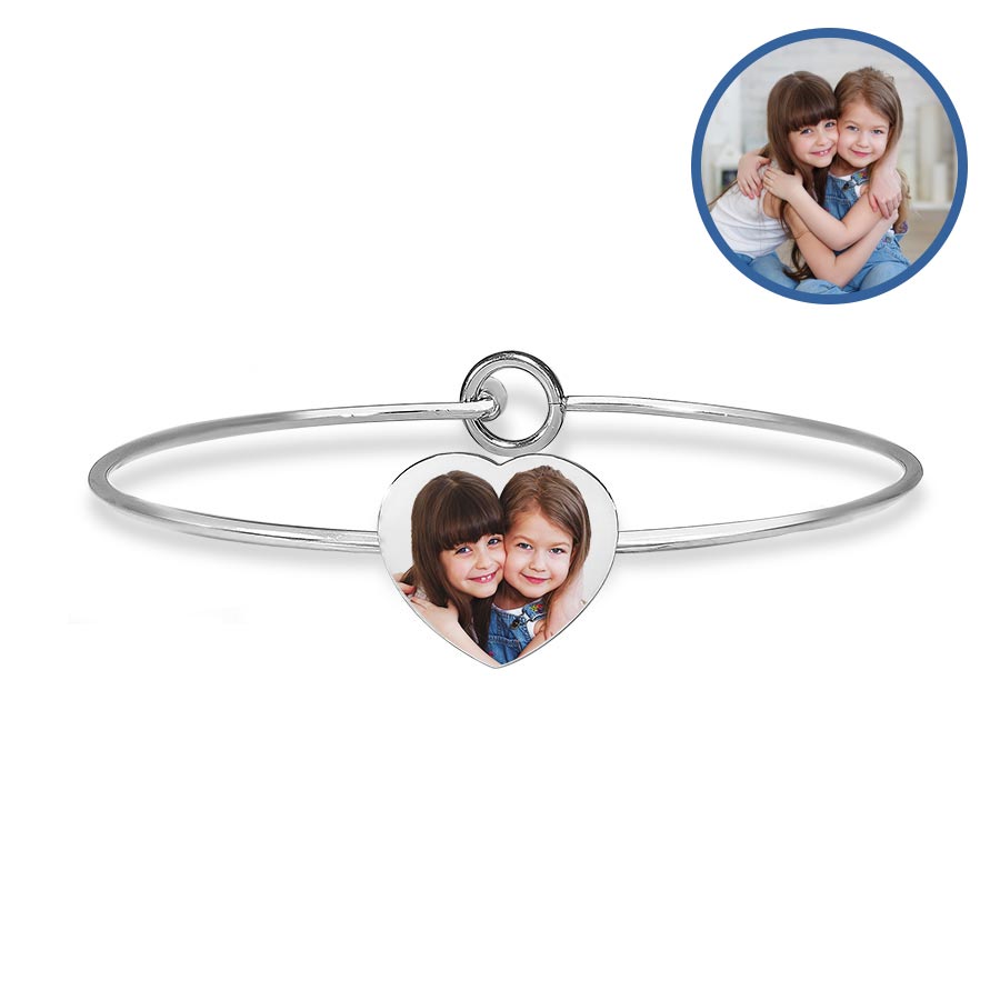 Personalized Engraved Heart Bracelet I'm Always With You – Memorial Gift  For Family, Friend – Diyustom