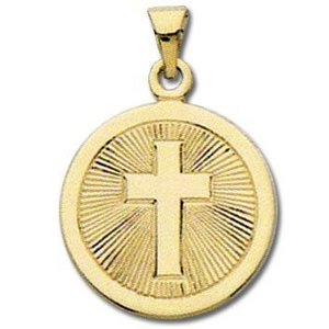 14K Gold Confirmation Religious Medal