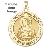 Custom Saint w  Personalized Saint Name Confirmation Religious Medal