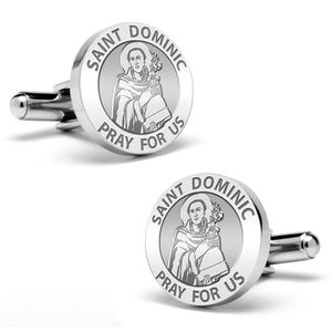 Saint Dominic Stainless Steel Cufflinks