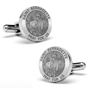 Saint Bernadette Stainless Steel Cufflinks