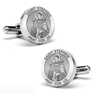 Saint Stephen Stainless Steel Cufflinks
