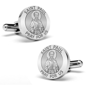 Saint Paul Stainless Steel Cufflinks
