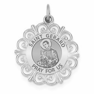 Round Filigree Saint Gerard  EXCLUSIVE 