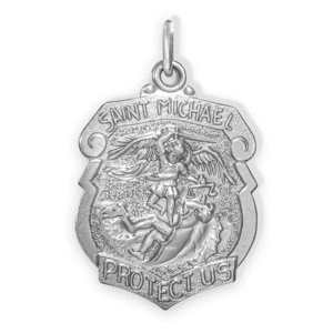 Saint Michael Badge Religious Medal