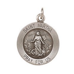 Saint Martha Religious Medal