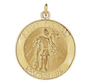 Saint Florian Religious Medal