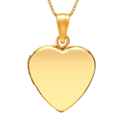 14k Gold Filled Small Heart Photo Locket