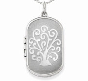 Tree of Life Dog Tag Photo Locket