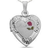 Mom Heart Photo Locket