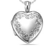 Sterling Silver Premium Weight Heart Photo Locket
