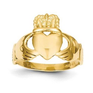 14K Ladies Claddagh Ring