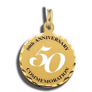 Happy 50th Anniversary Charm