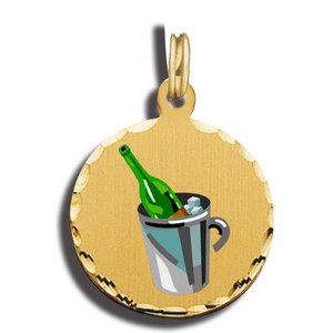 Champagne Bottle Charm