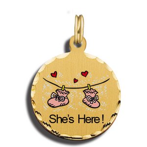 Baby Girl s Shoes Charm