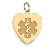 14K Gold Filled Medical ID Charm or Pendant