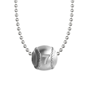 Personalized Baseball Necklace