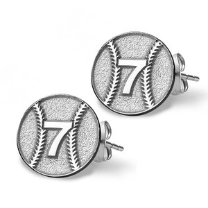 Pair Of Baseball Stud Earrings