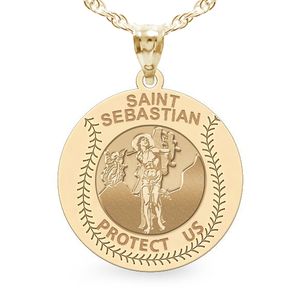 Exclusive Saint Sebastian Baseball Medal