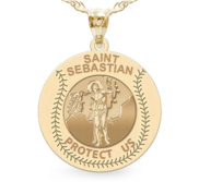 Exclusive Saint Sebastian Baseball Medal