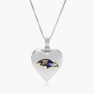 Baltimore Ravens Heart Locket