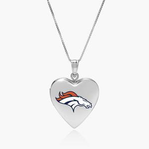 Denver Broncos Heart Locket
