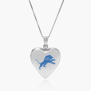 Detroit Lions Heart Locket