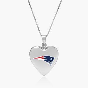 New England Patriots Heart Locket