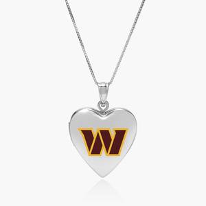 Washington Commanders Heart Locket