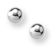 Sterling Silver Children s Ball  Post Earrings