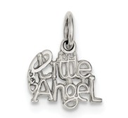 Sterling Silver Polished  Little Angel  Pendant