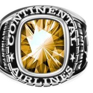 Olfree Limited Edition Continental Airlines Collectors Ring