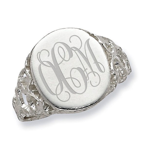 Sterling Silver Women's Round Ring PG79610