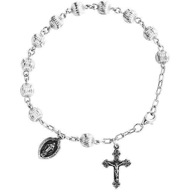 First Communion Rosary Bracelet {S. Silver/6-12yrs} - Ethan's Closet  Children's Boutique & Little Feet