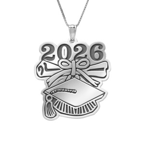 Graduation Cap 2026 w Diploma Pendant