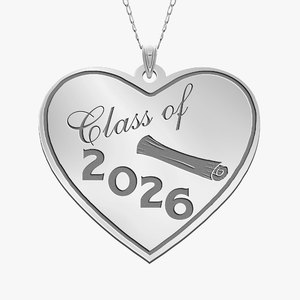 26  Graduation Heart Charm or Pendant