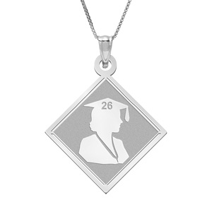 26  Female Graduation Charm or Pendant