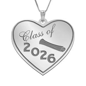 26  Graduation Heart Charm or Pendant