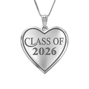 Class of 2026 Heart Charm