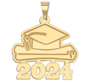 Graduation Cap 2021 w Diploma Pendant