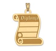 Graduation Engraveable Diploma Pendant