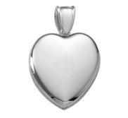 Platinum Heart Premium Weight Locket