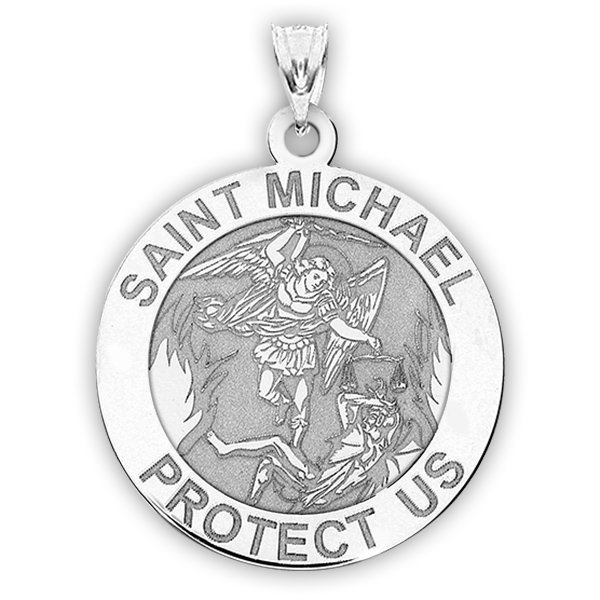 Saint Michael Religious Stainless Steel Medal PG91388