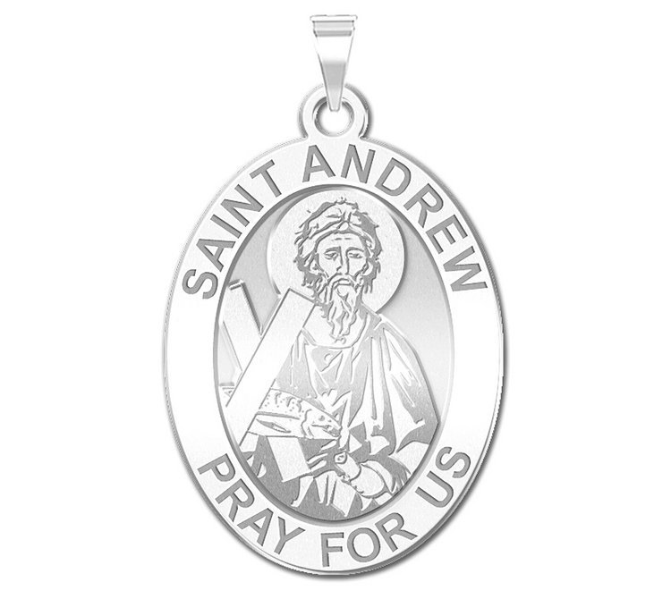 Sterling Silver PicturesOnGold.com Saint John The Baptist Religious Medal 2//3 X 3//4 Inch Size of Nickel